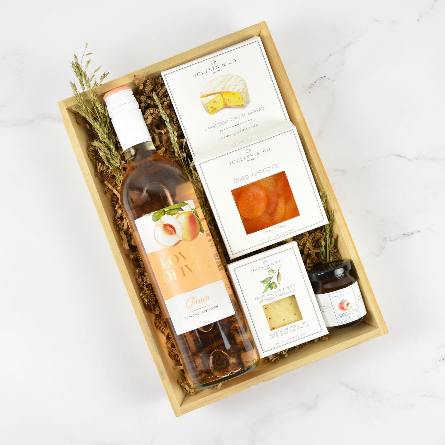 The Peach Picnic Wine Gift Set